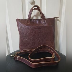 NEW Portland Leather Mini Tote - Color: Nutmeg